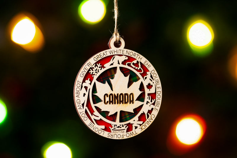 Canada Maple Leaf Ornament
