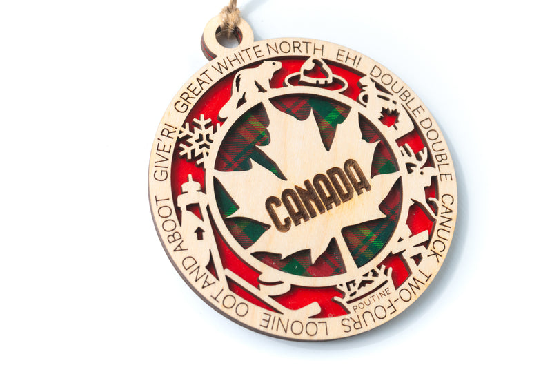 Canada Maple Leaf Ornament