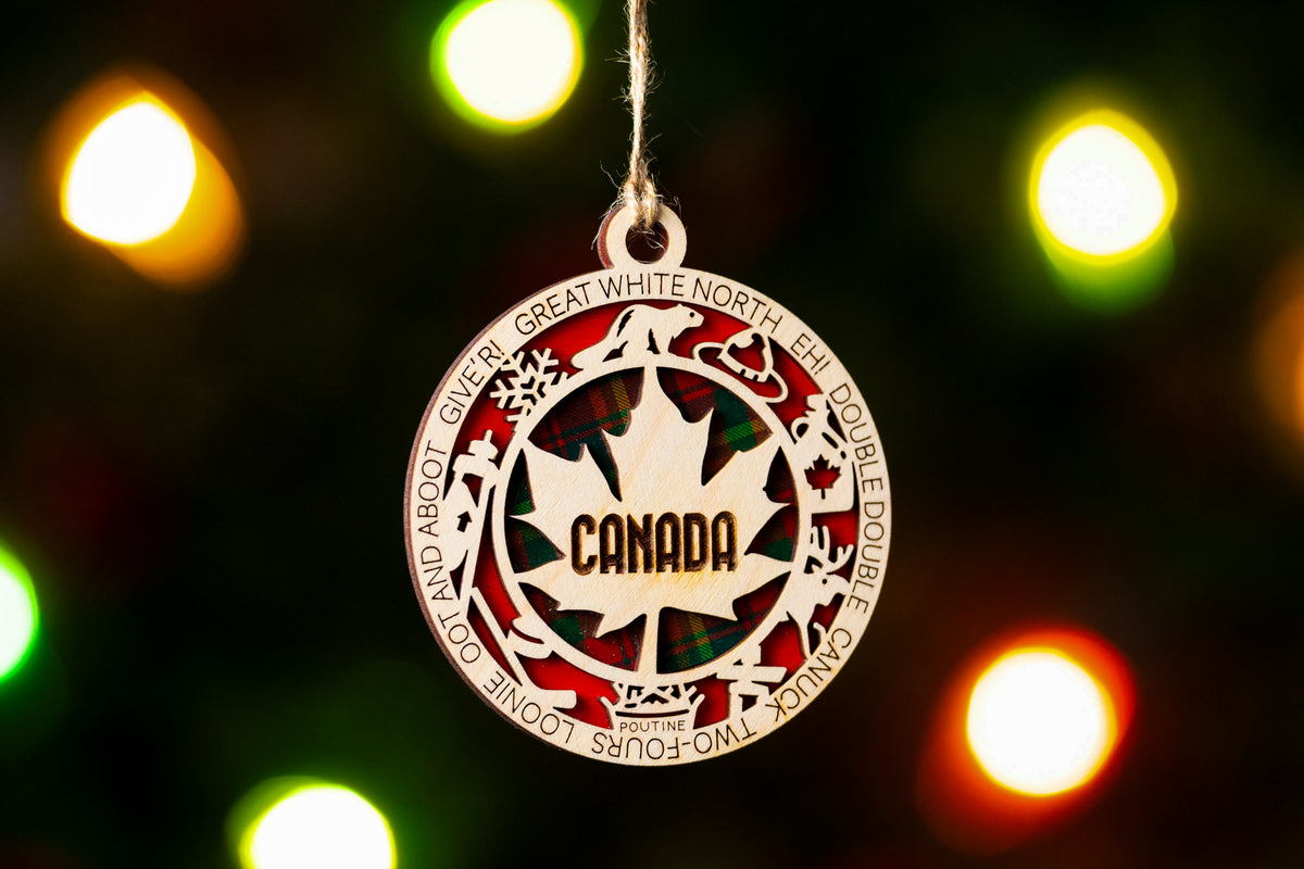 Canada Maple Leaf Ornament