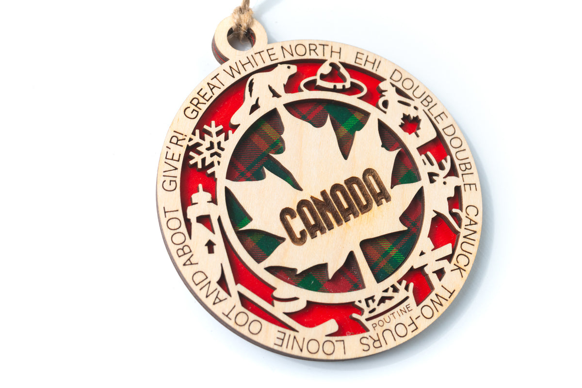 Canada Maple Leaf Ornament