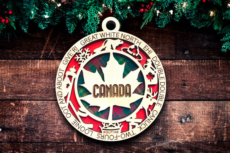 Canada Maple Leaf Ornament